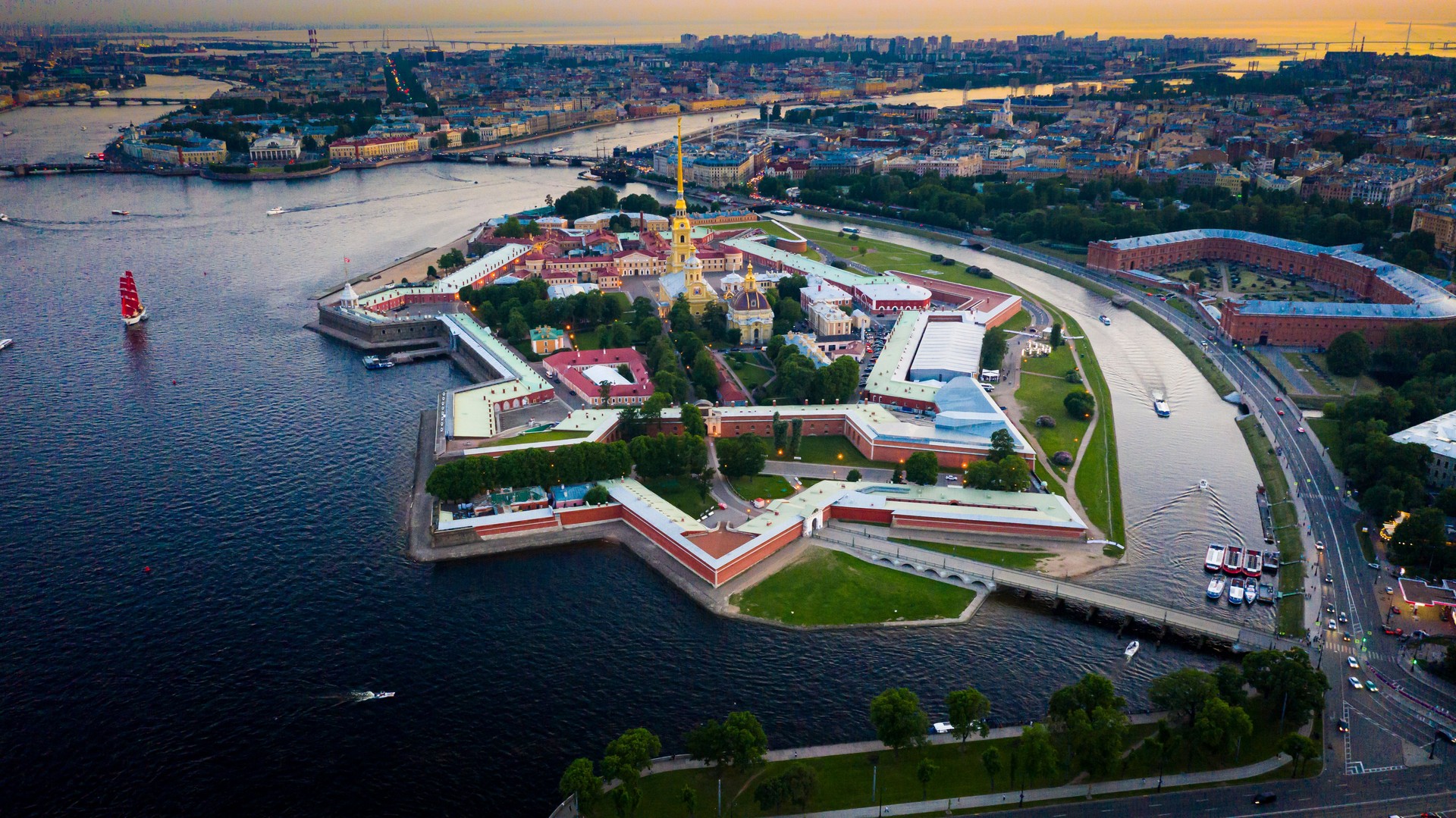 Panorama of Sankt-Petersburg